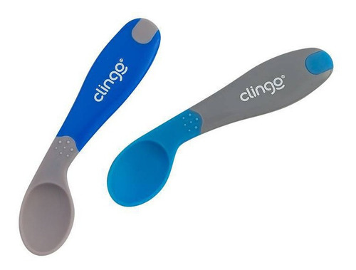 Imagem 6 de 6 de Colheres De Silicone Termosensíveis 6+ Meses Clingo