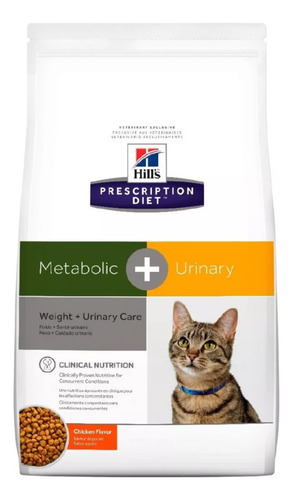 Alimento Hill's Diet Felino C/d + Metabolic X 6.35 Lb.