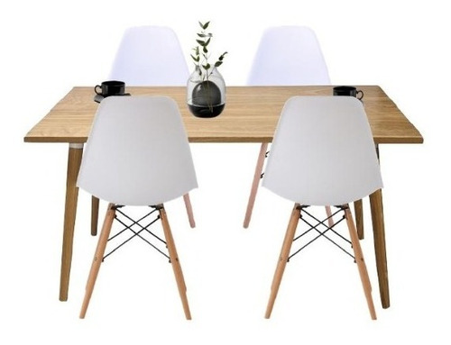 Comedor Madera Robledo+ Sila Eames 