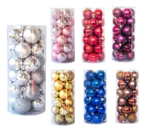 Comprar Bolas De Navidad 5cm Adornos Navideños Tubo X48 Esferas