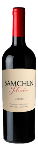 Vino Tinto Samchen Malbec 750 Ml - Cuvelier Los Andes