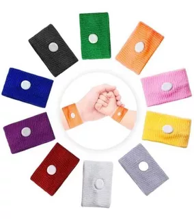 Pulsera Antimareo Antinauseas Muñuquera Banda Niños Adultos