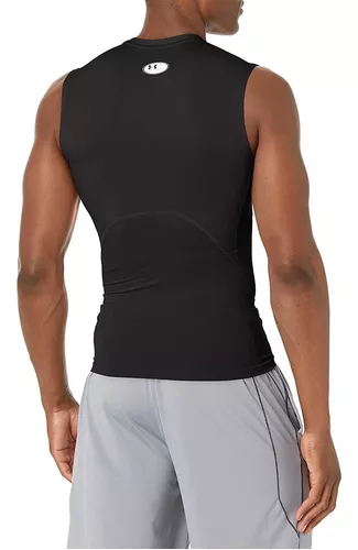 suelo Seminario dorado Under Armour Heatgear - Camiseta De Compresion Sin Mangas P | Envío gratis