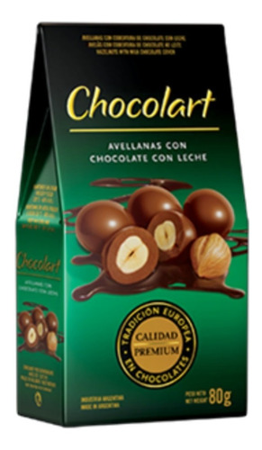 Chocolart Avellanas C/chocolate Estuche 80gr - Cioccolato