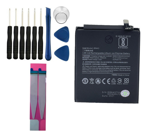 Flex Carga Bn43 Compativel Redmi Note 4 / 4x + Kit