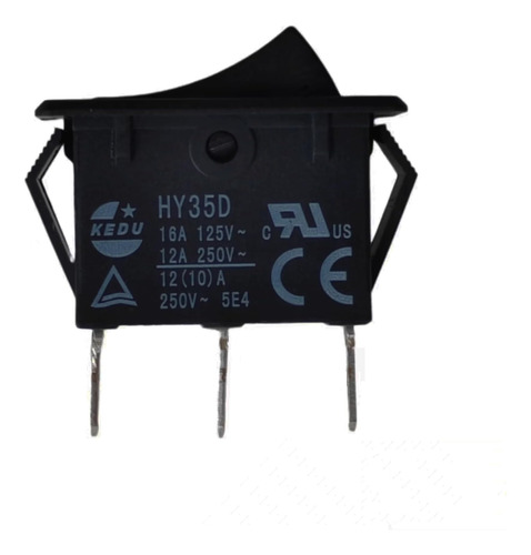 Interruptores Basculantes Integrados Hy35d De 3 Pines, 2 Uni