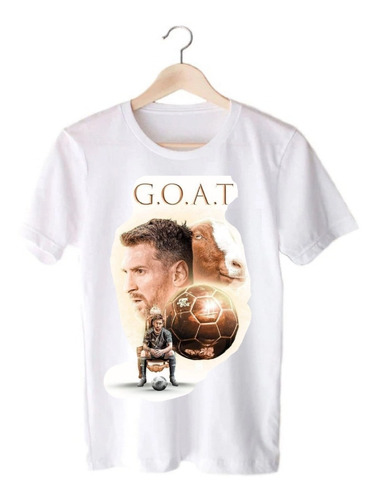 Remera Lionel Messi D10s Goat Campeon Argentina Seleccion