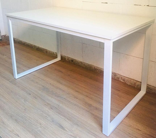 Escritorio Grande Cuartog 200x50 Cm - 75 Cm Altura Helsinki/wengue/olmo Finlandes/blanco/gris/baltico