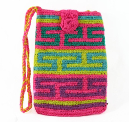 Mochilitas Porta Celular, Monederos Wayuu