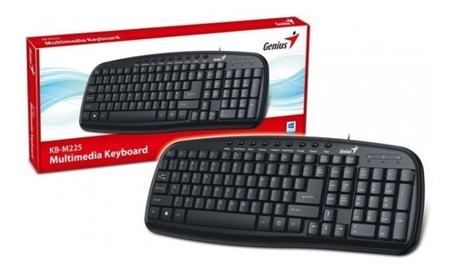 Teclado Multimedia Genius Con Cable Usb Pc Silencioso 