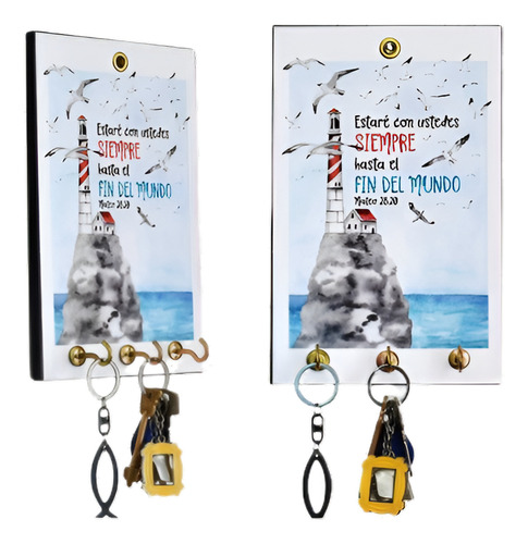 Porta Llaves - Regaleria Cristiana - Mateo 28:20