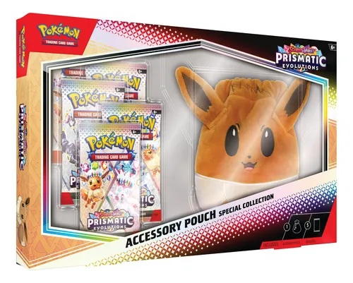Pokémon Prismatic Evolutions Accessory Pouch Español