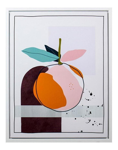 Quadro Fruits Laranja 45 X 60 Cm