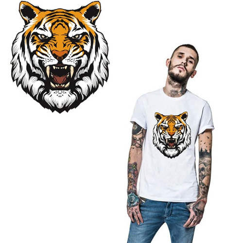 Tiger - Calcomanía De Vinilo Playera, Diseño De Tigre...