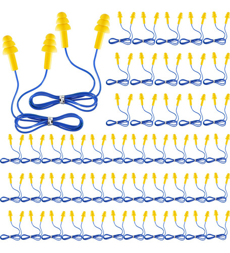 50 Pares De Tapones De Silicona Impermeables Para Los Odos P