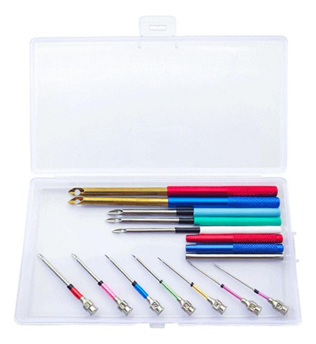 12x Kit De Bordado De Aguja Perforadora Para Principiantes E