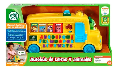 Colectivo Bus Animal Arrastre Letras Luz Sonido Español