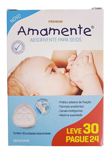 Imagem 4 de 8 de Absorvente Seios Amamente Diurno 30un Premium Anti-vazamento