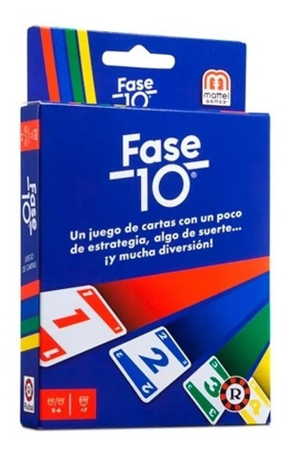 Juego De Cartas Fase 10 Ruibal 7602