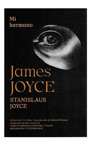 Mi Hermano James Joyce. Stanislaus Joyce. Adriana Hidalgo