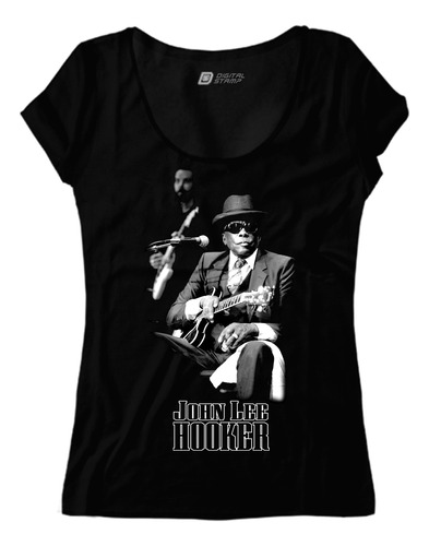 Remera Mujer John Lee Hooker Rock Blues 3 Dtg Premium