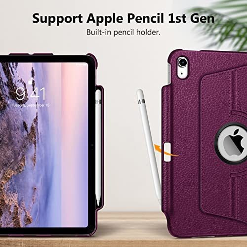 Funda Para iPad 10th Generacion Giratoria 360 Violeta