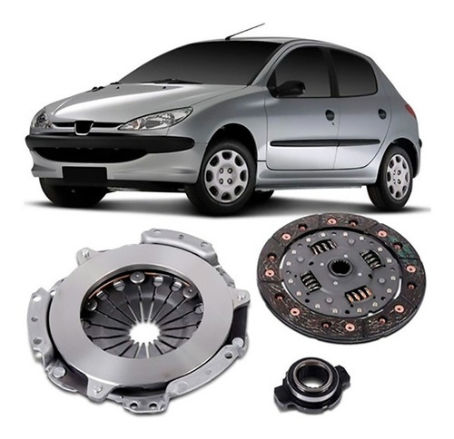 Kit Embreagem Peugeot 206 1.6 1999 Até 2008