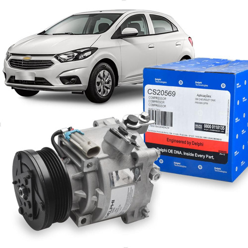 Compressor Ar Gm Onix 1.0 1.4 2016 2017 2018 2019 Delphi