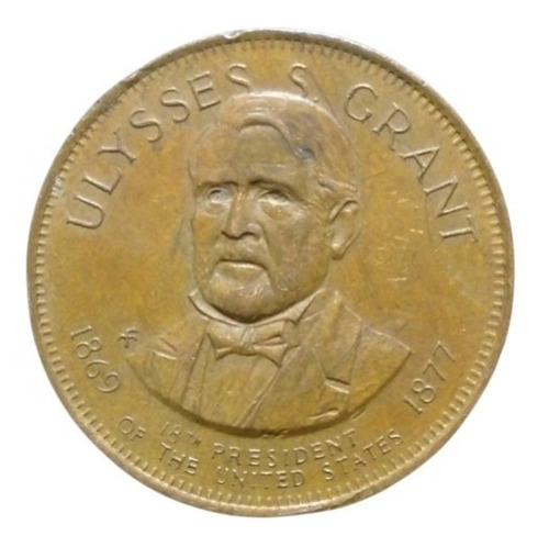 Medalla Ulysses S. Grant 18o. President Of The U S A  Rt2#7