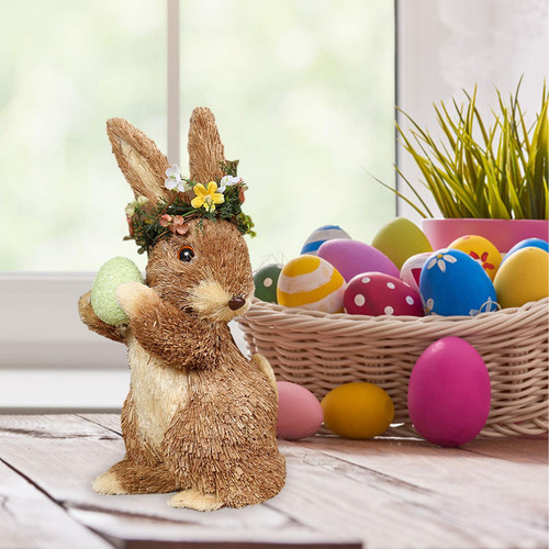 Figuras De Conejo De Pascua, Adorno, Estatua De Conejo De