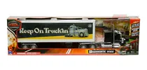 Comprar New Ray 1:32 Kenworth W900 Custom Negro Caja Seca Rotulo 
