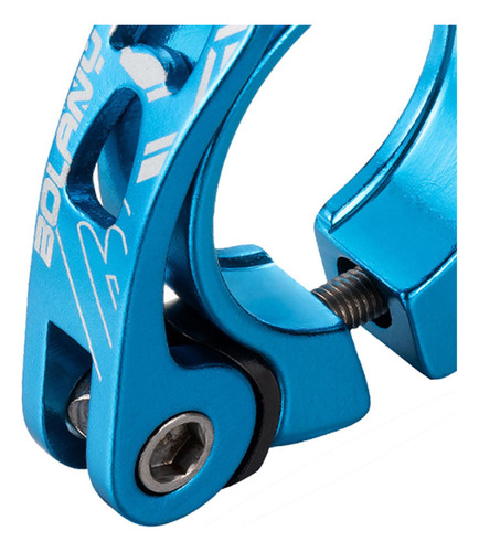 X Abrazadera De Poste De Sillín De Bicicleta De 34,9 Mm Azul