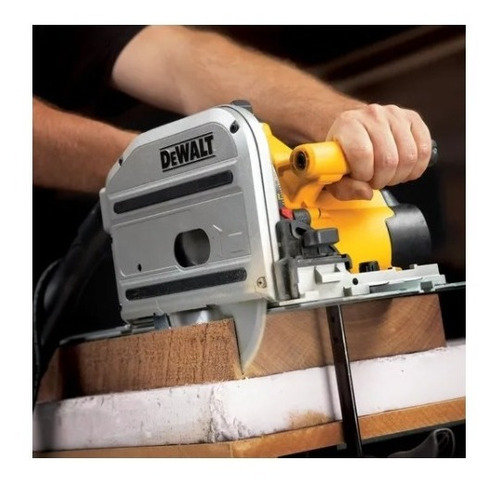 Serra Circular Dewalt De Trilho 1300w 165mm Dws520k 220v