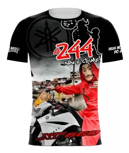 Camiseta Infantil Moto Grau XT 660