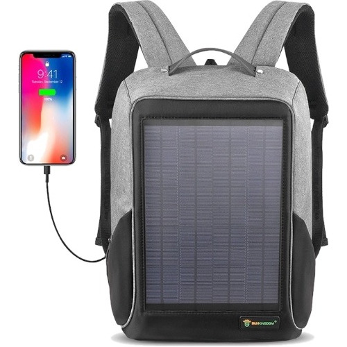 Mochila Con Panel Solar Con Puerto Usb