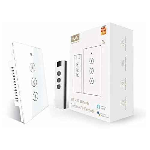 Moes Wifi Smart Light Dimmer Switch With Rf433 Remote 4t4ro