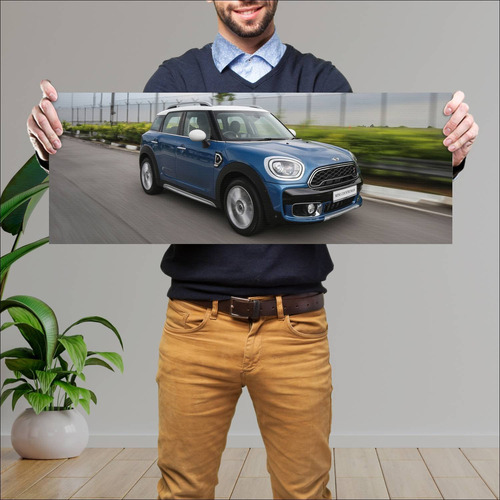 Cuadro 30x80cm Auto 2017 Mini Cooper S Countryma 299