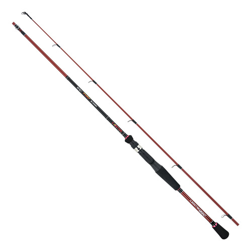 Imagen 2 de 5 de Caña Pescar Caster Fury 2.10m Bait Casting Grafito 8-17 Lb