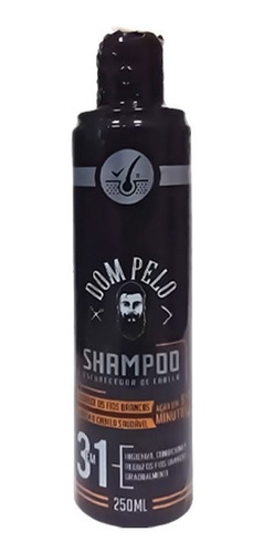 Shampoo Grisalho Cabelo Branco Escurecedor Hidrata Nutri