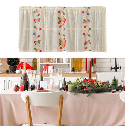 Mantel Navideño Mantel 140x100cm Campana De Navidad