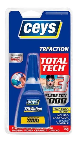 Pegamento Ceys Triaction Líquido 75gr Pega, Repara Y Sella