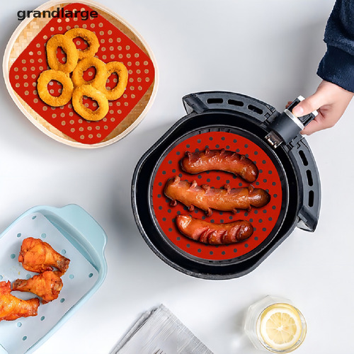 Protector Air Fryer Silicona Color Rojo o Negro 0