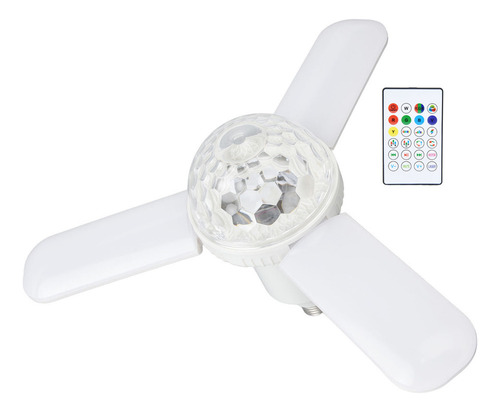 A Luz De Techo Musical Bluetooth, Control Remoto Plegable,