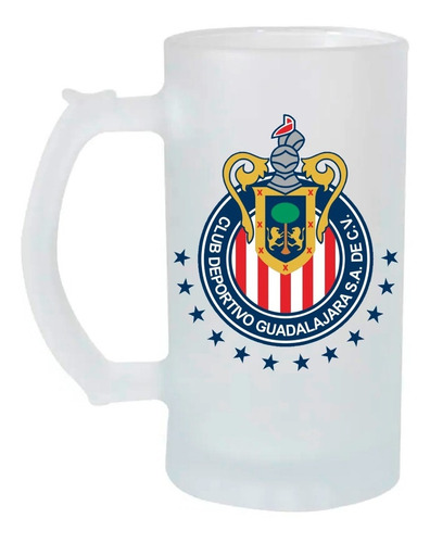 Tarro Cervecero 16oz Chivas Guadalajara Futbol Mexicano