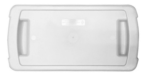 Bote Basura Slim Rectangular Blanco Tapa Balancín 87 Litros