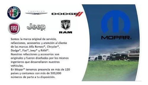 Junta Multiple Admision Dodge Journey 2010 Dohc 2.4l Mopar