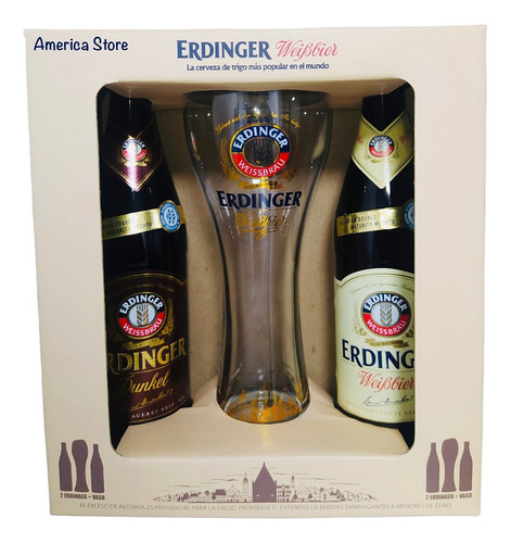 Cerveza Import Alemana Erdinger - mL a $62