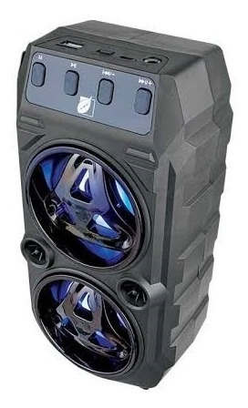 Imagen 3 de 7 de Bocina Recargable Portátil Green Leaf Bluetooth 18-9462bk
