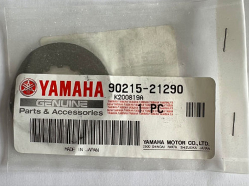 Arandela Seguro Sprocket Yamaha R6 Fz6 R6s 90215-21290-00