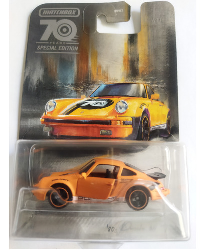 Matchbox 80 Porsche 911 Turbo Moving Parts 70 Years Mb0